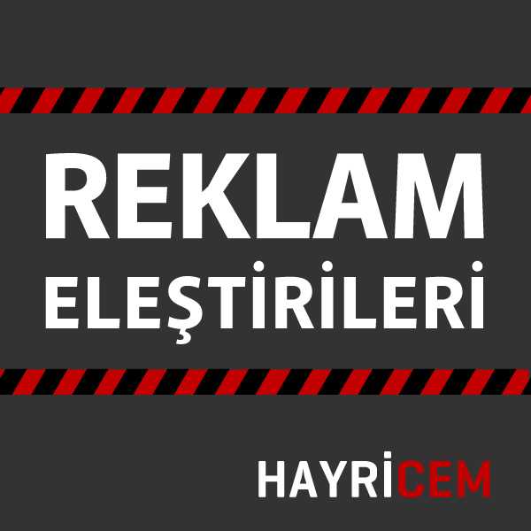 Reklam Eleştirileri Arşivi